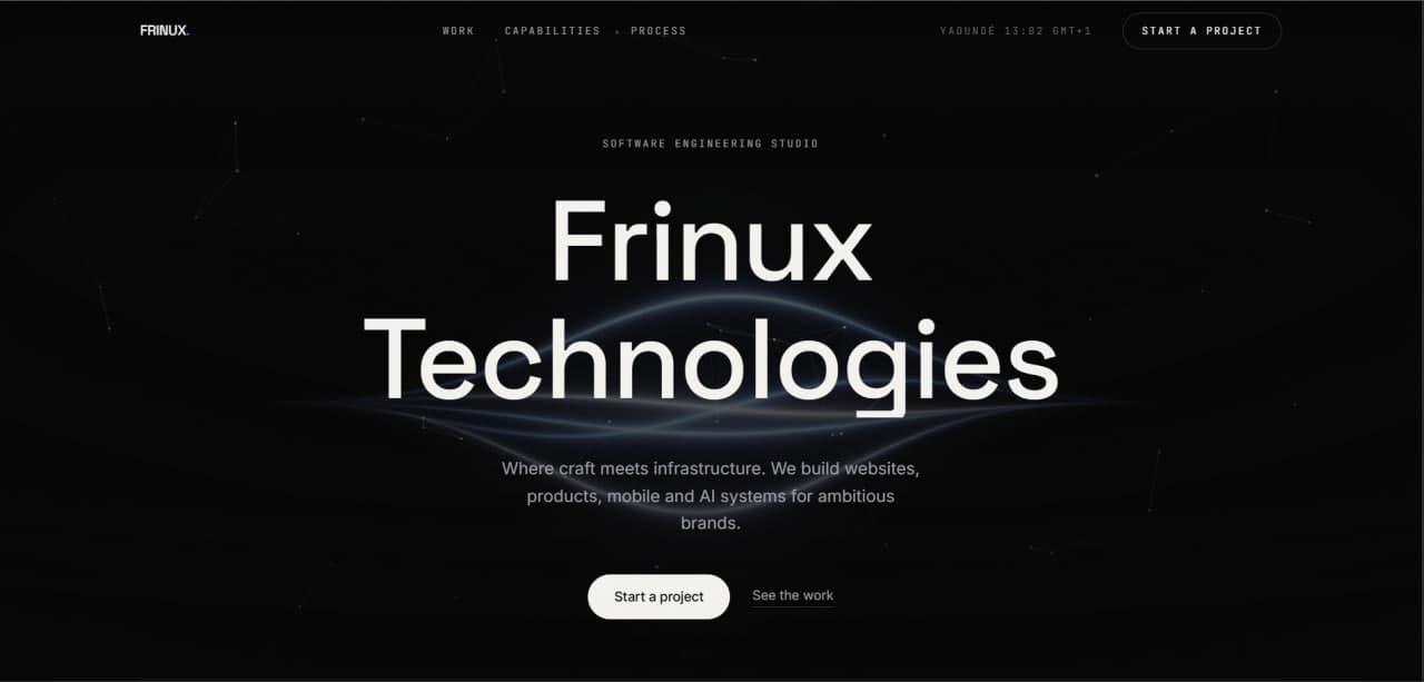 Frinux Technologies — Software engineering studio — founder